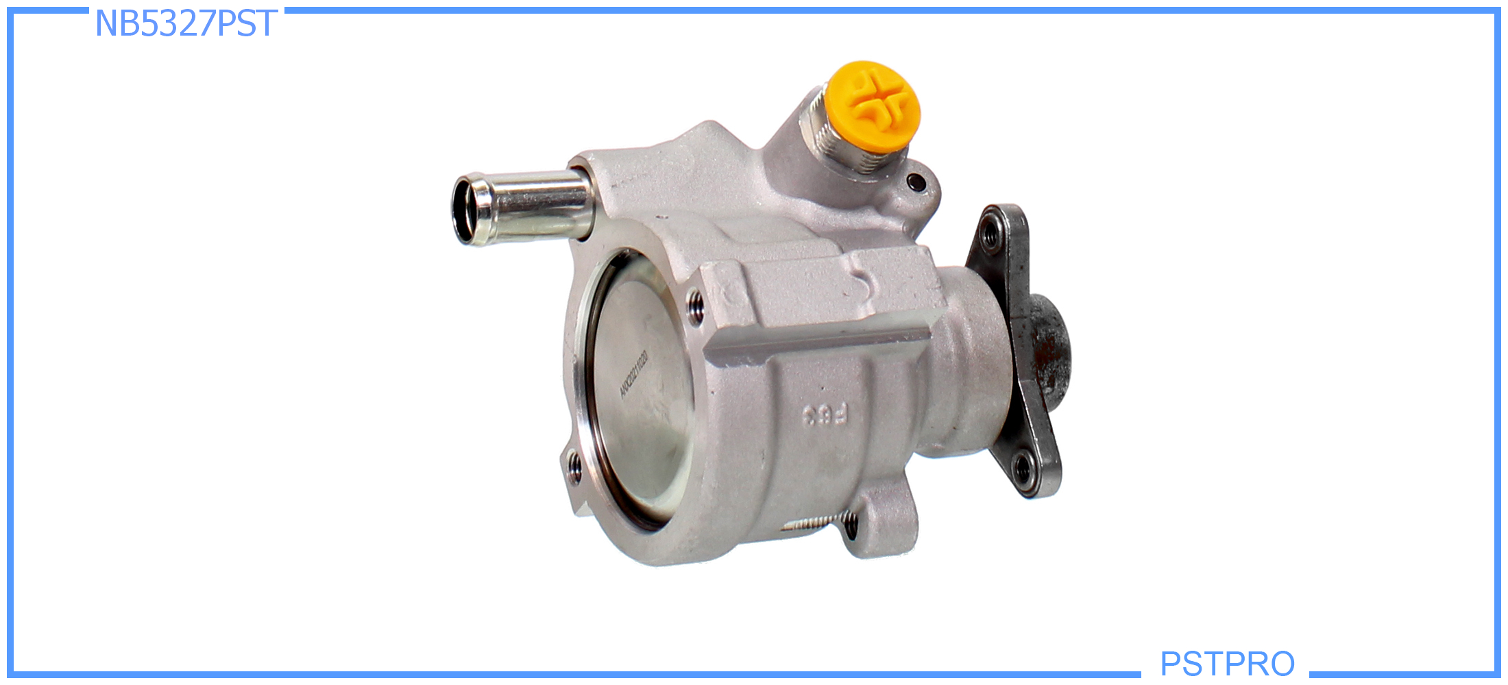 Насос ГУР Renault Master II 1997-2010, Nissan Interstar 2001-2010, OPEL Vivaro 2001-2014 фланец на 3 отверстия, расстояние между болтами крепления шкива 55мм резьба крепления шкива М6