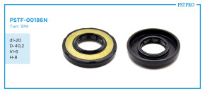 Сальник d1-20 D-40,2 h1-6 H-8 Тип: 1PM