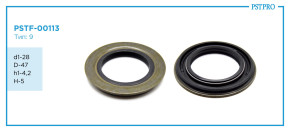 Сальник d1-28 D-47 h1-4,2 H-5 Тип: 9