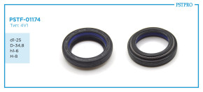 Сальник d1-25 D-35 h1-6 H-8 Тип: 4V1