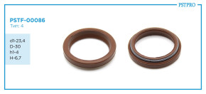 Сальник d1-23,4 D-30 h1-4 H-6,7 Тип: 4