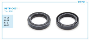 Сальник d1-25 D-34 h1-6 H-6,5 Тип: 1PM