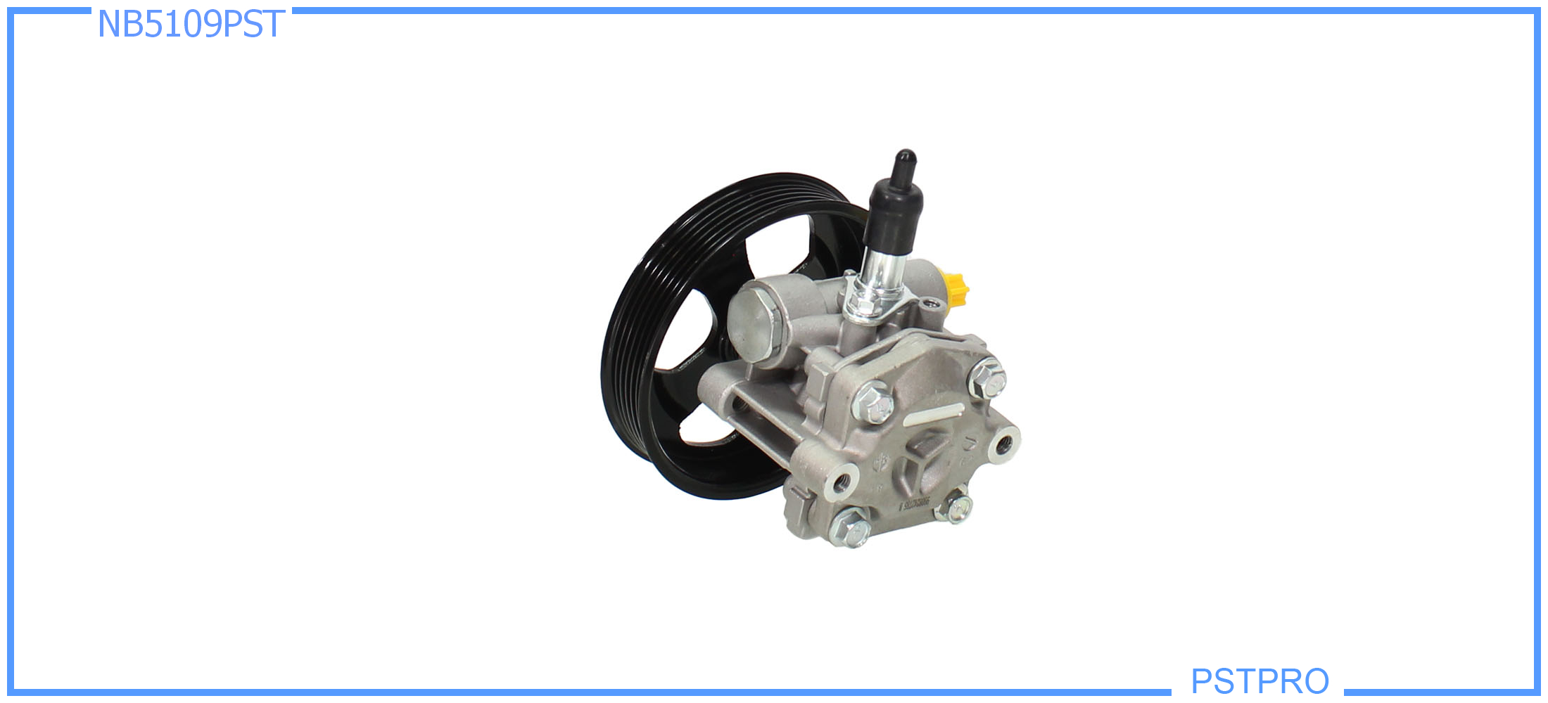 Насос ГУР Mitsubishi Outlander (CU_) 2003-2006 шкив 6РК, диаметр шкива 132мм, для бензинового двигателя объемом 2,4л