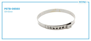 Хомут металлический одноразовый, перекрытие диаметров 59-65мм