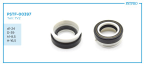 Сальник d1-24 D-39 h1-8,5 H-16,5 Тип: 7V2