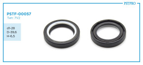 Сальник d1-28 D-39,6 H-6,5 Тип: 7V2
