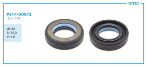 Сальник d1-22 D-38,2 H-8,6 Тип: 7V1