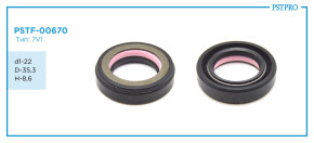 Сальник d1-22 D-35,3 H-8,6 Тип: 7V1