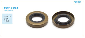 Сальник d1-19,05 D-36 H-6,6 Тип: 0MA