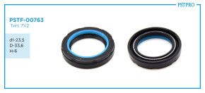 Сальник d1-23,5 D-33,6 H-6 Тип: 7V2