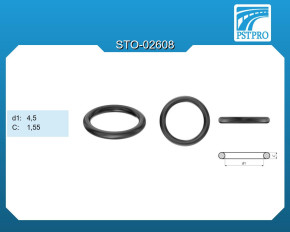 Кольцо резиновое C-1,55 d1-4,5
