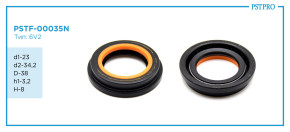 Сальник d1-23 d2-34,2 D-38 h1-3,2 H-8 Тип: 6V2