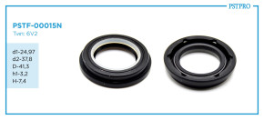 Сальник d1-24,97 d2-37,8 D-41,3 h1-3,2 H-7,4 Тип: 6V2