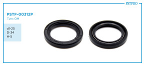 Сальник d1-25 D-34 H-5 Тип: 0M