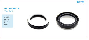 Сальник d1-28 D-38 h1-7 H-9 Тип: 7V3
