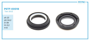 Сальник d1-23 d2-34,2 D-38 h1-3,2 H-8 Тип: 6V2