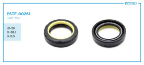 Сальник d1-26 D-38,1 H-8,5 Тип: 7V2