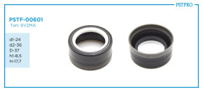 Сальник d1-24 d2-36 D-37 h1-8,5 H-17,7 Тип: 6V2MA