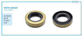 Сальник d1-19,05 d2-8 D-33,3 H-8 Тип: 1PMA