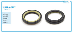 Сальник d1-30 d2-36 D-40 h1-4 H-6,5 Тип: 4V2