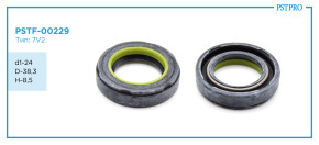 Сальник d1-24 D-38,3 H-8,5 Тип: 7V2
