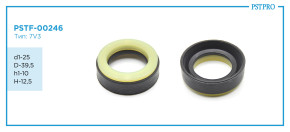 Сальник d1-25 D-39,5 h1-10 H-12,5 Тип: 7V3