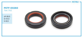 Сальник d1-26,5 D-41,4 H-8,5 Тип: 7V2