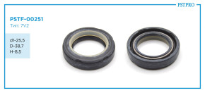 Сальник d1-25,5 D-38,7 H-8,5 Тип: 7V2