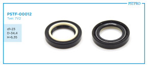 Сальник d1-23 D-34,4 H-6,35 Тип: 7V2