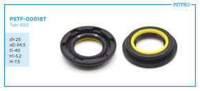 Сальник d1-23 d2-34,5 D-40 h1-3,2 H-7,5 Тип: 6V2