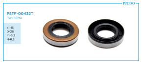 Сальник d1-15 D-28 h1-6,2 H-6,3 Тип: 1PMA
