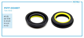 Сальник d1-25 d2-37,8 D-41,24 h1-4,4 H-7,3 Тип: 6V2