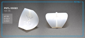 Фолье-вставка бокового поджима с круглым поджимом d1-30 D-32,7 H-18,5 Тип: 3C