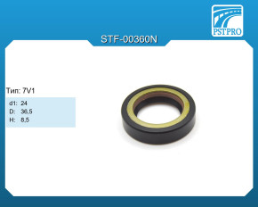 Сальник d1-24 D-36,5 H-8,5 Тип: 7V1