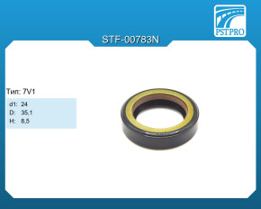 Сальник d1-24 D-35,1 H-8,5 Тип: 7V1