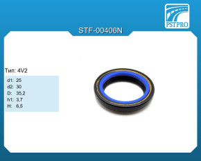 Сальник d1-25 d2-30 D-35,2 h1-3,7 H-6,5 Тип: 4V2