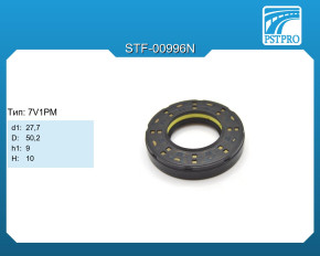 Сальник d1-27,7 D-50,2 h1-9 H-10 Тип: 7V1PM