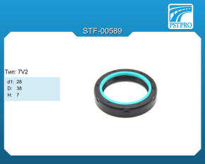 Сальник d1-28 D-38 H-7 Тип: 7V2