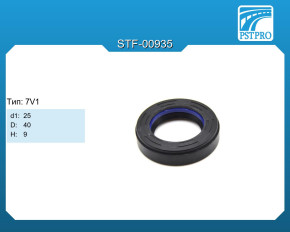 Сальник d1-25 D-40 H-9 Тип: 7V1