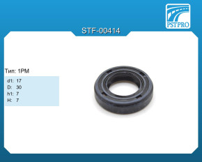 Сальник d1-17 D-30 h1-7 H-7 Тип: 1PM