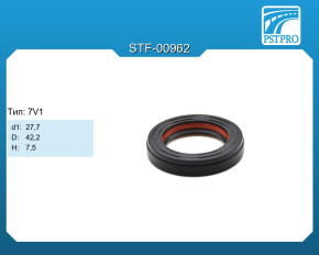 Сальник d1-27,7 D-42,2 H-7,5 Тип: 7V1