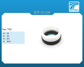 Сальник d1-24 D-39 h1-8,5 H-20,5 Тип: 7V2