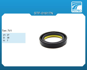 Сальник d1-27 D-38 H-7 Тип: 7V1