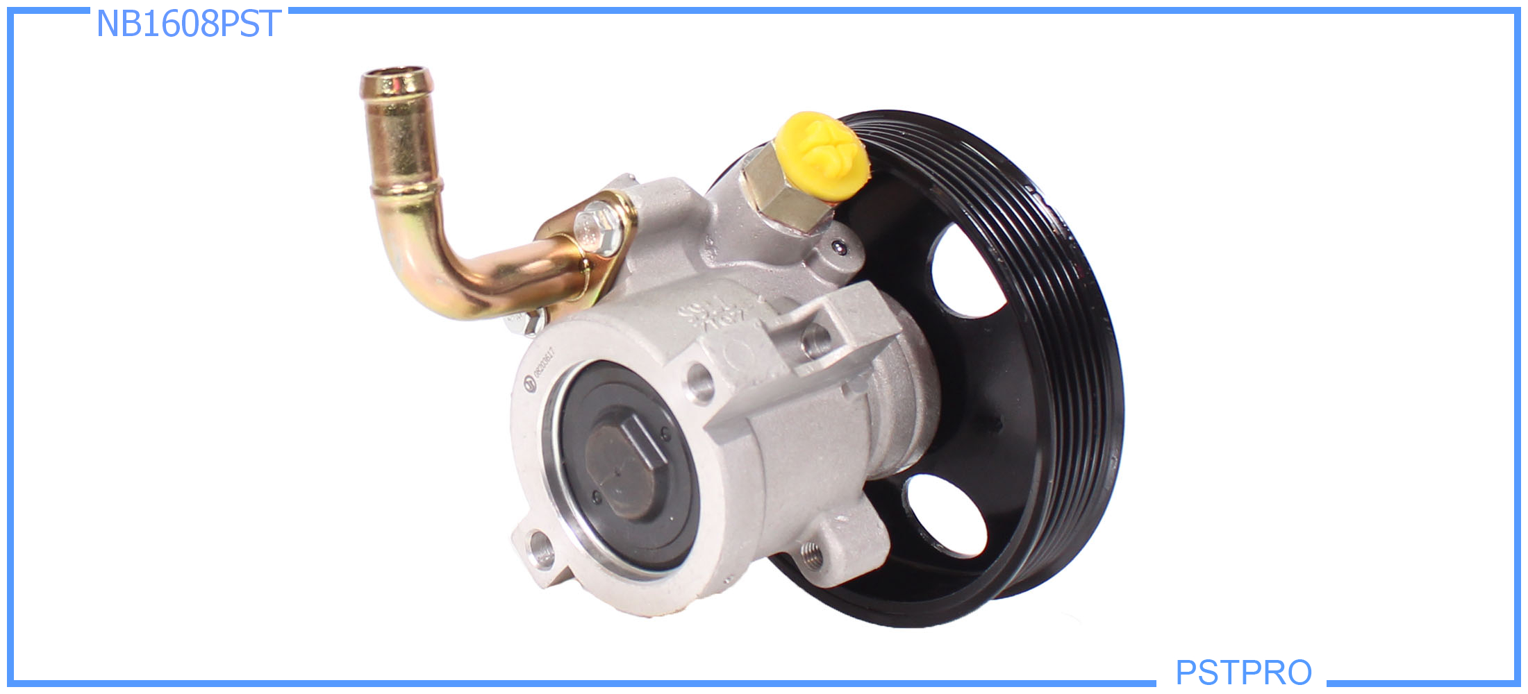 Насос ГУР Daewoo Nubira (KLAN) 2002-, Chevrolet Lacetti (J200) 2003- шкив 6PK, диаметром 125мм, с одноконтактным датчиком