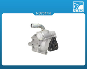 Насос ГУР VW Touareg 2003-, AUDI Q7 2007- треугольный фланец, 5 точек крепления на резьбе M8