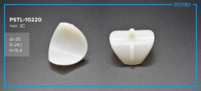 Фолье-вставка бокового поджима с круглым поджимом d1-25 D-26,1 H-15,4 Тип: 3C