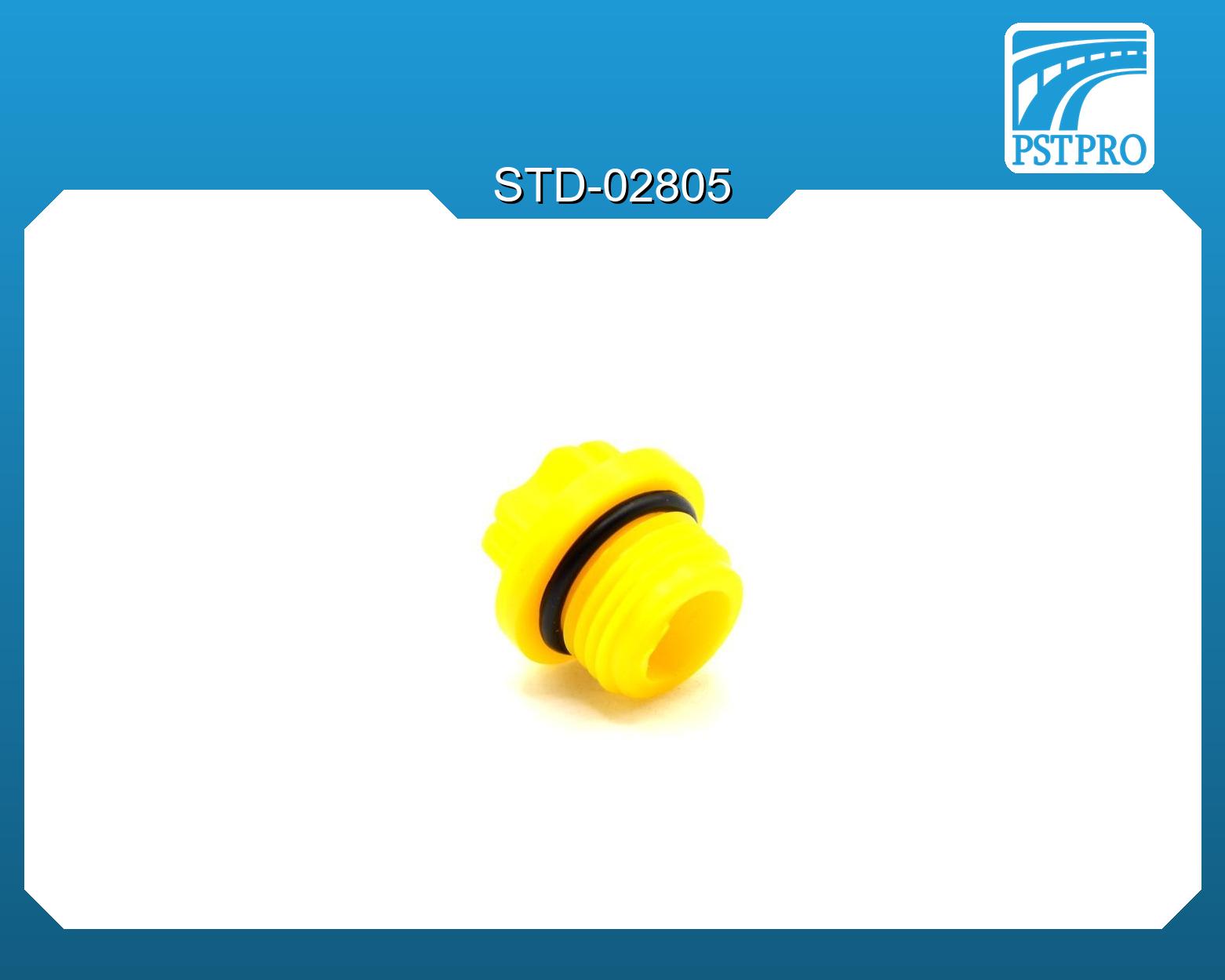 Заглушка резьбовая с кольцом d1-16 D-24 h1-12 H-20,4 M16x1,5