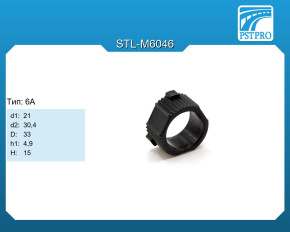 Втулка рулевой рейки Fiat Fiorino 1988-1996 d1-21 D-33 H-15 Тип: 6A