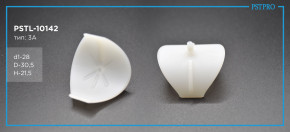 Фолье-вставки бокового поджима с круглым поджимом d1-28 D-30,5 H-21,5 Тип: 3A