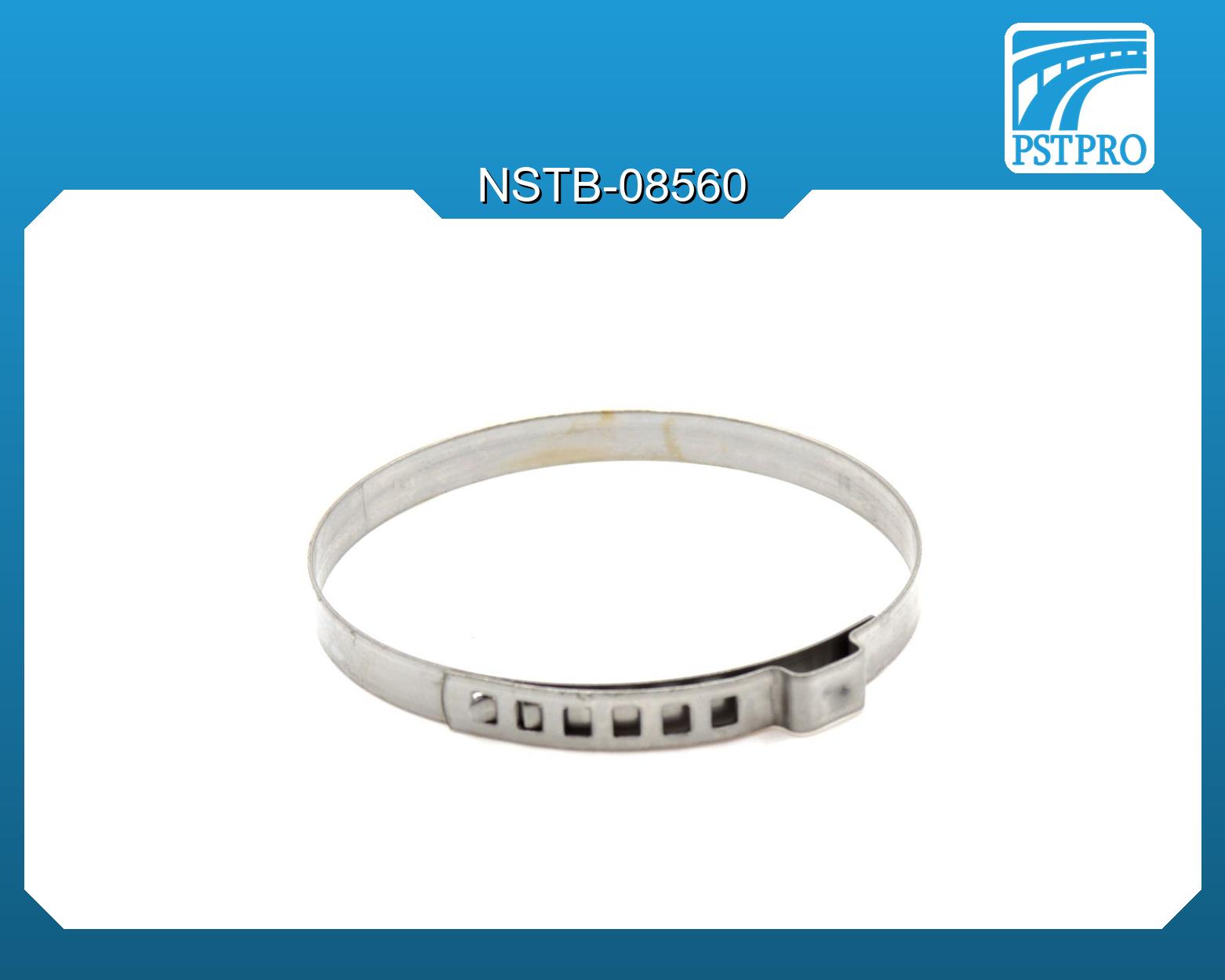 Хомут металлический одноразовый, перекрытие диаметров 59-65мм